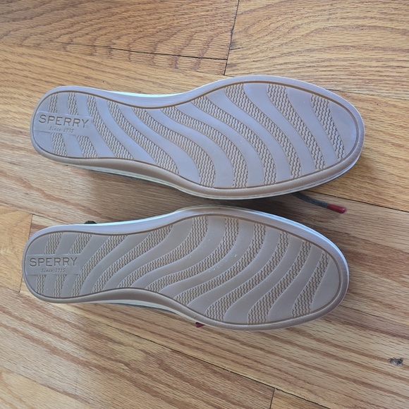 Sperry barrelfish taupe slip on shoes - Picture 2 of 7